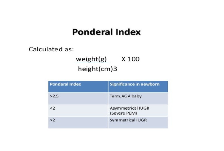 Read more about the article Ponderal Index Calculator