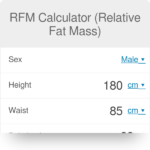 RFM Calculator (Relative Fat Mass)