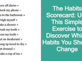 The Habits Scorecard