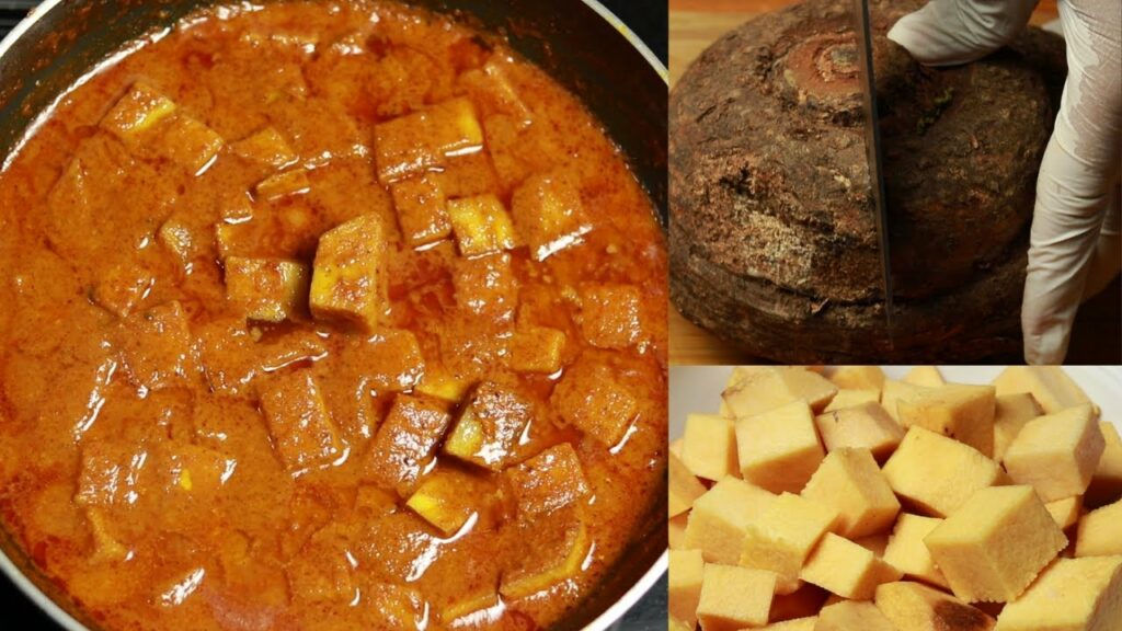 elephant foot yam curry