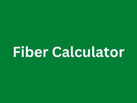 Fiber Calculator