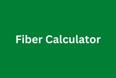 Fiber Calculator