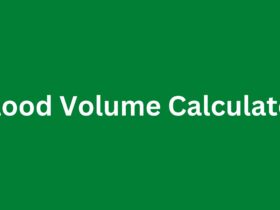 Blood Volume Calculator