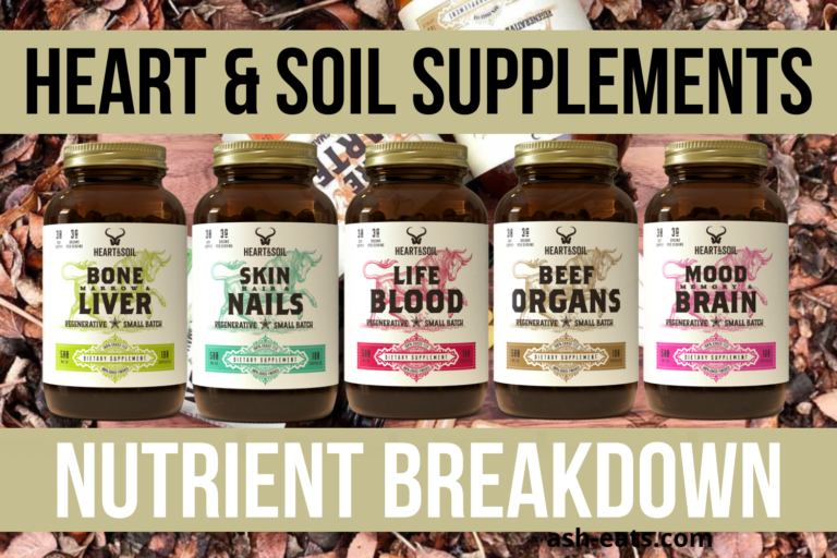 Nutrient Breakdown: Heart Soil Organ Supplements