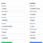 Personal Net Worth Calculator